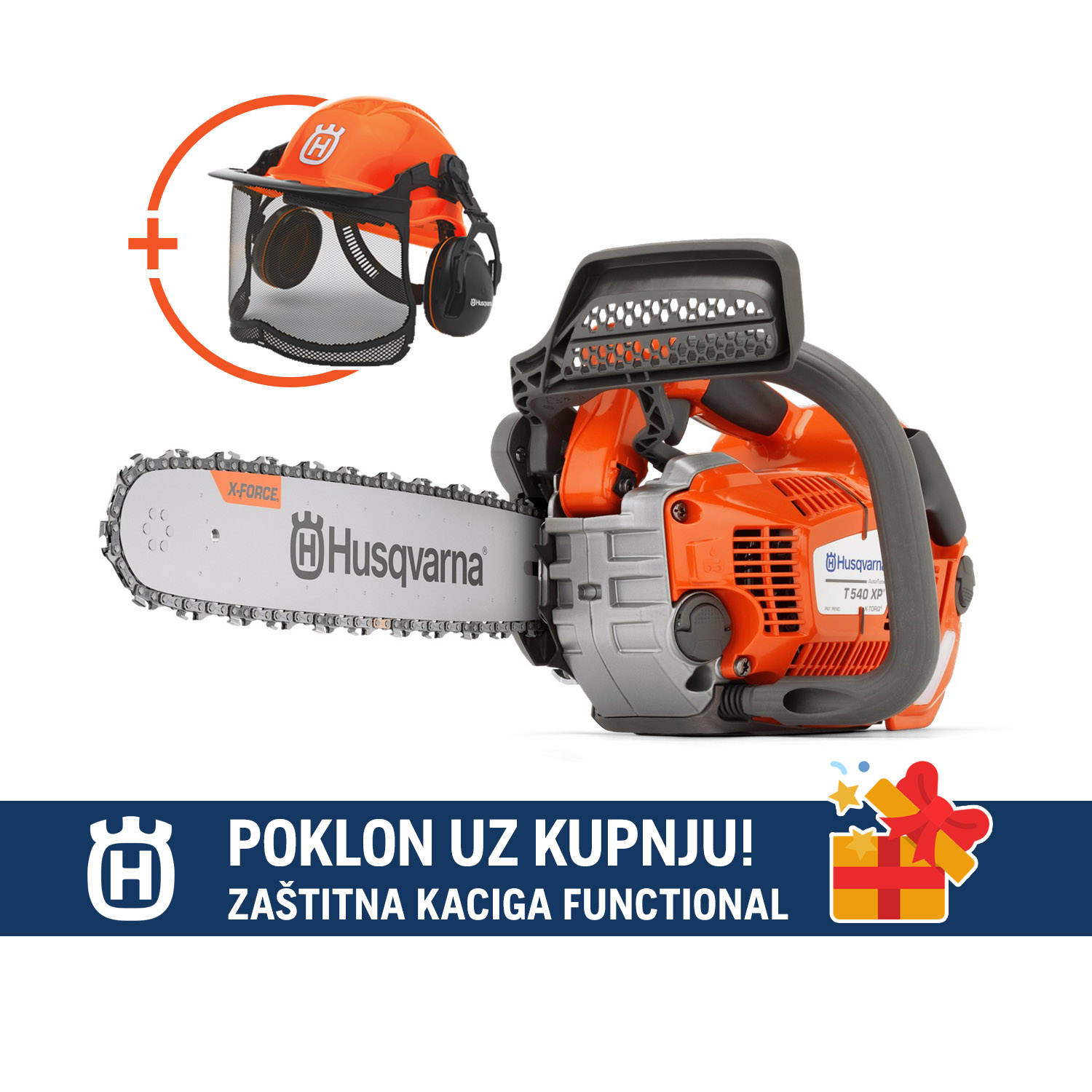 Motorna pila Husqvarna T540 XP Mark III - gornja dr&scaron;ka