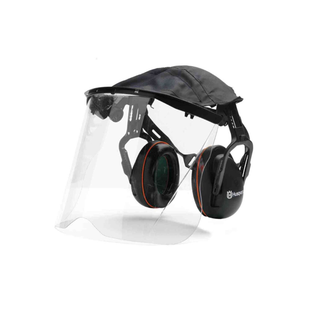 Zaštitne slušalice Husqvarna s prozirnim vizirom