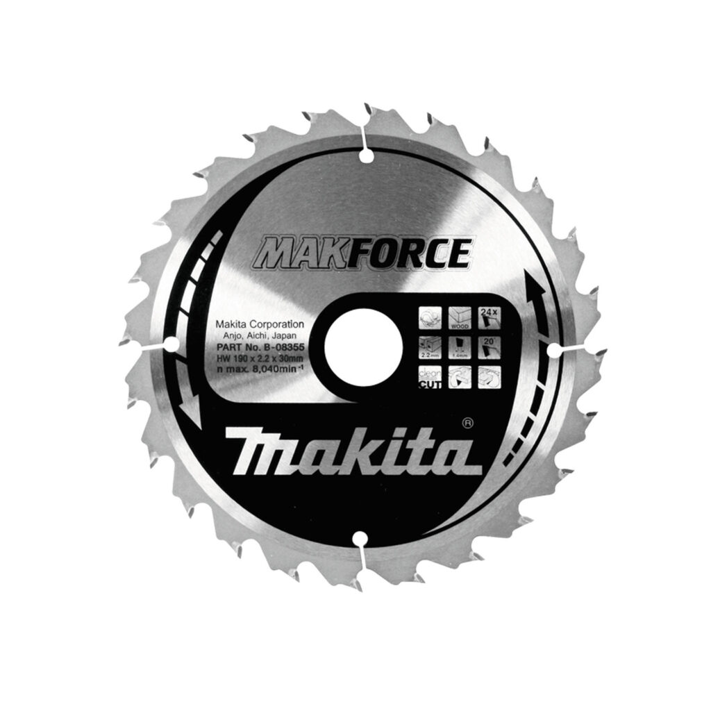Kružni list Makita MAKForce TCT (190 x 30 mm)