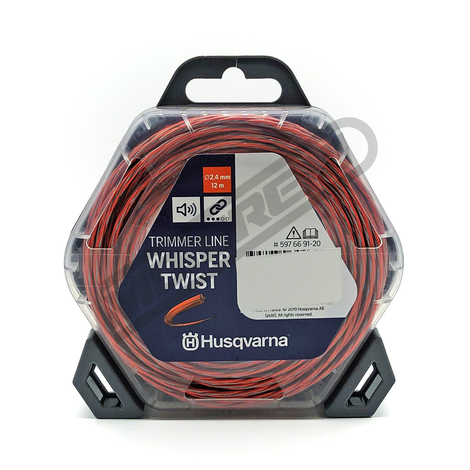 Flaks Husqvarna Whisper Twist (2,4 mm x 12 m)