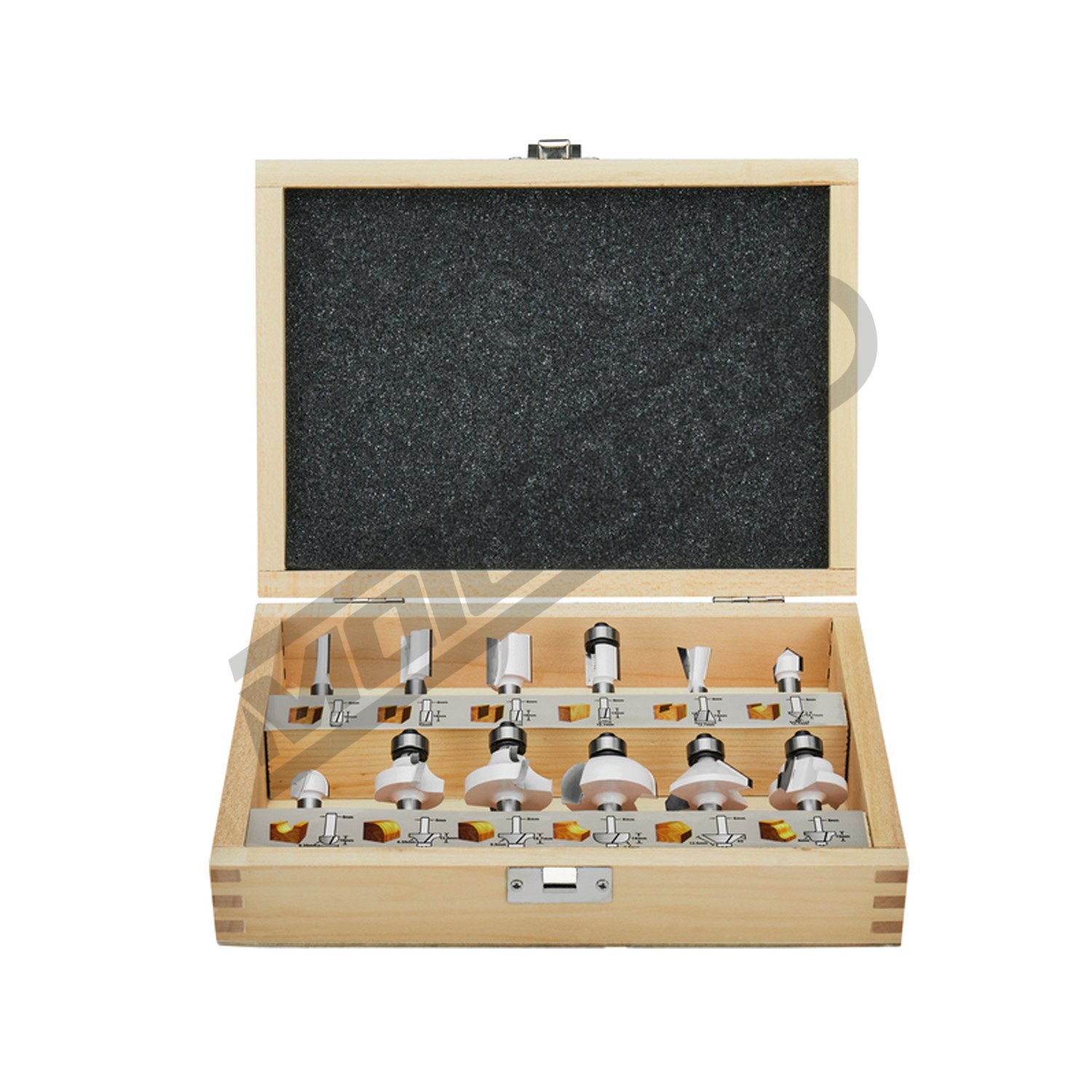 Set za glodanje Makita (8 mm / 12-dijelni)