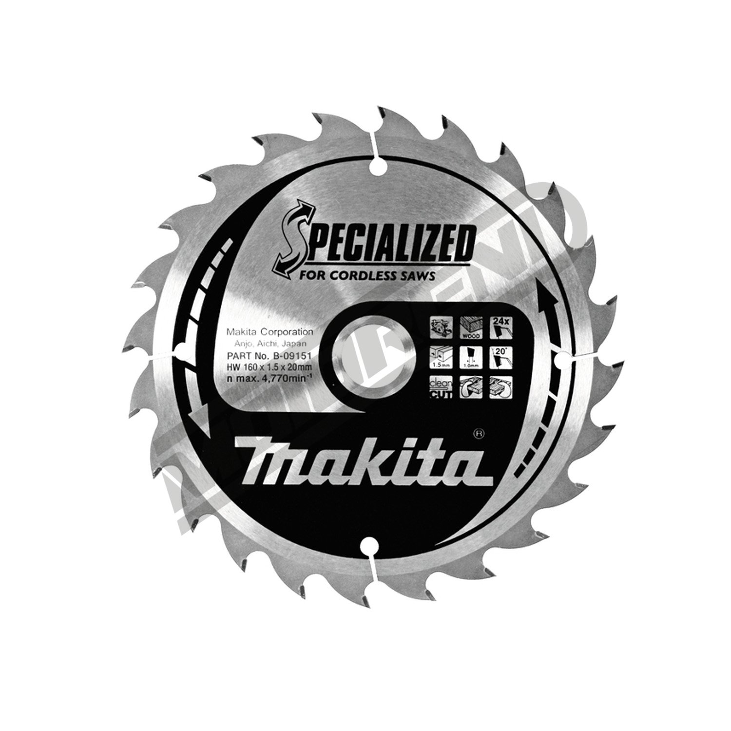 Kružni list Makita TCT (160 mm)