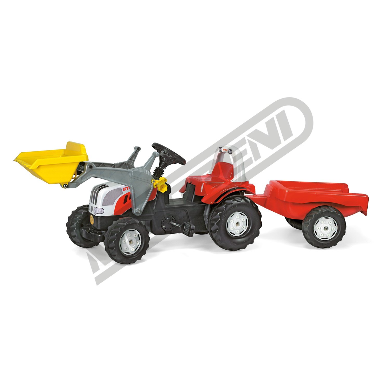 Igračka Steyr 6190 CVT (utovarivač + prikolica)