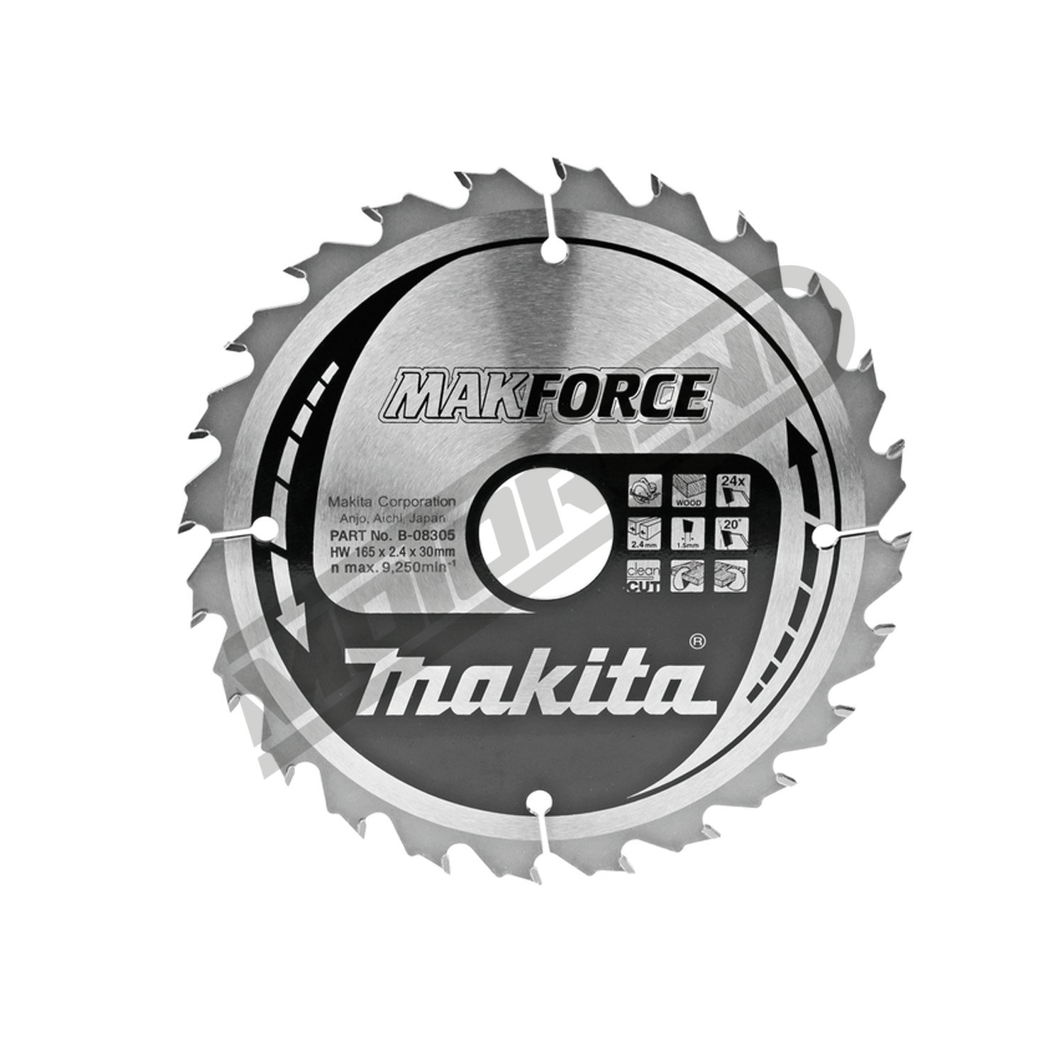 Kružni list Makita MAKForce TCT (160 mm)