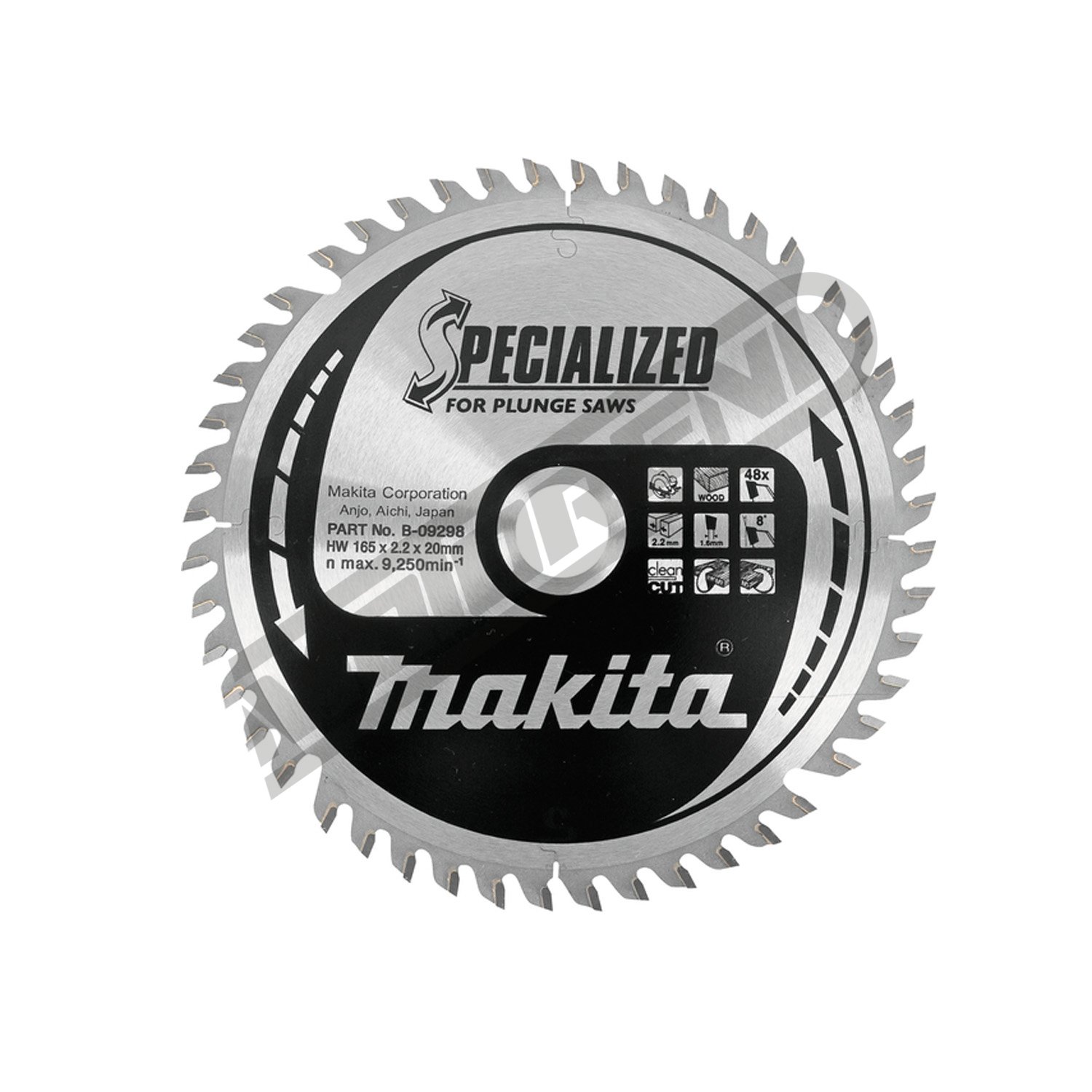 Kružni list Makita TCT (165 mm)