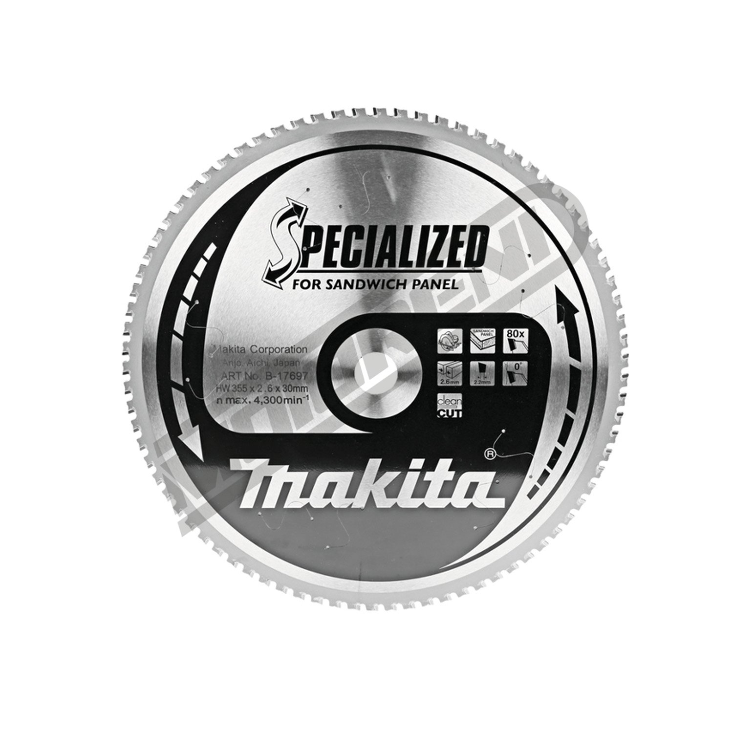 Kružni list Makita TCT (355 mm)