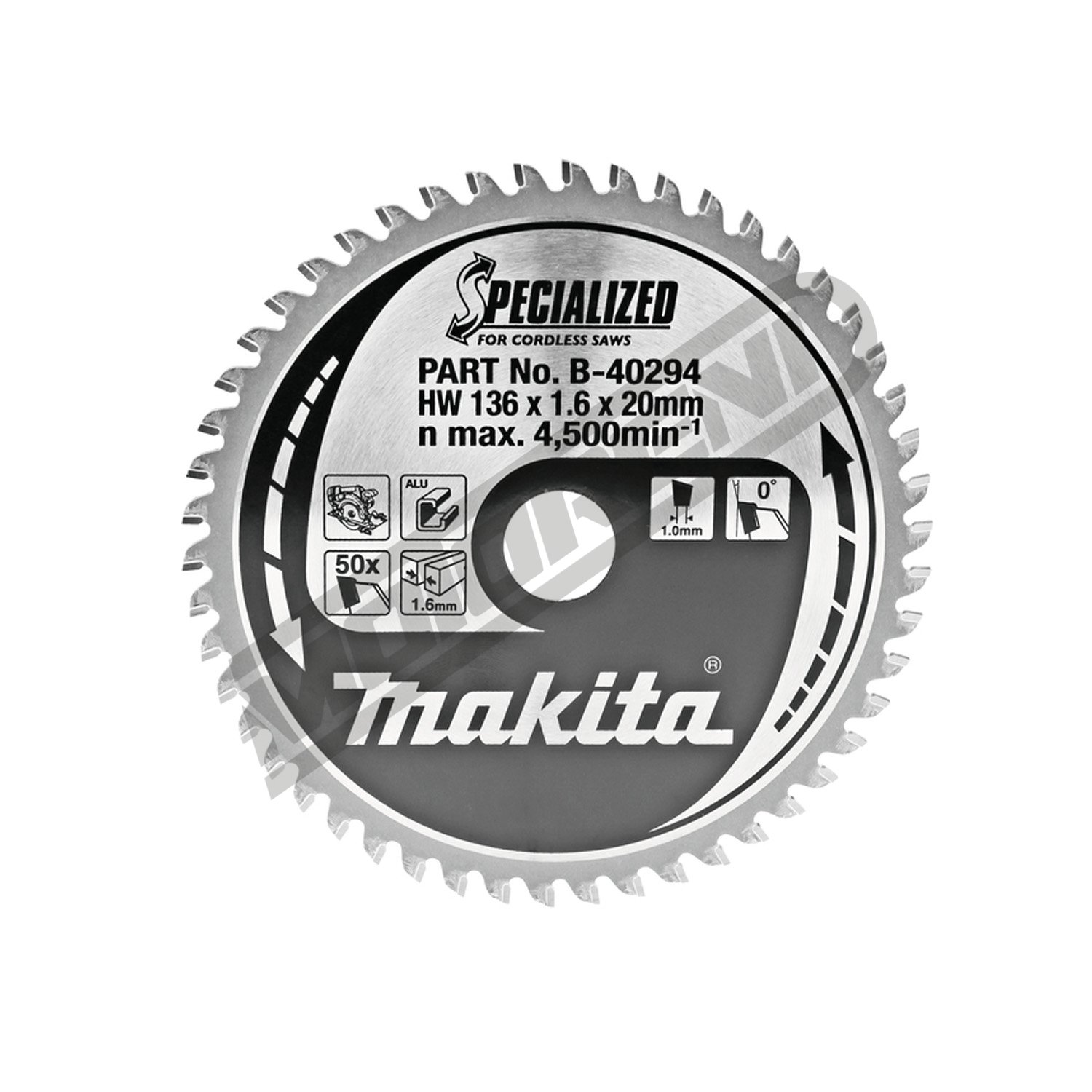 Kružni list Makita TCT (136 mm)
