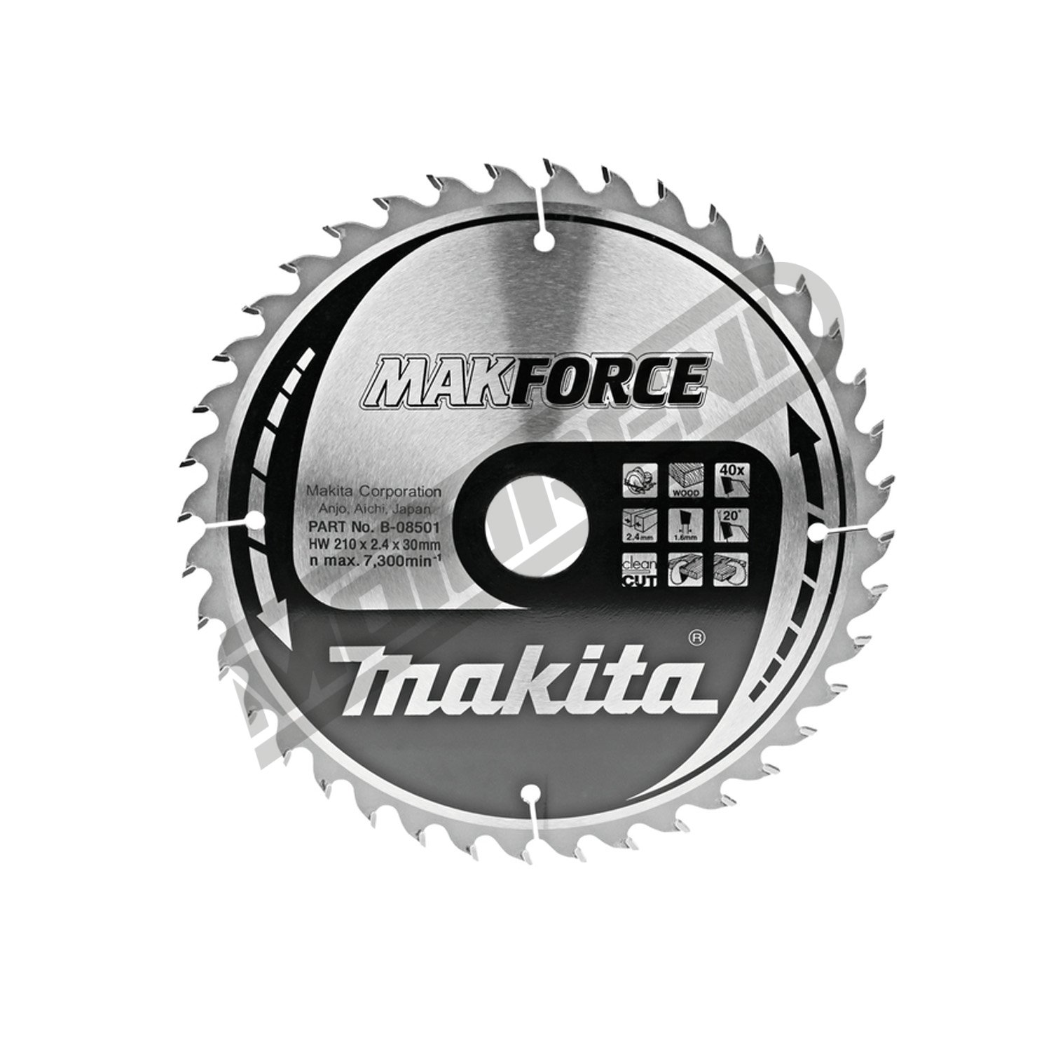 Kružni list Makita MAKForce TCT (210 mm)