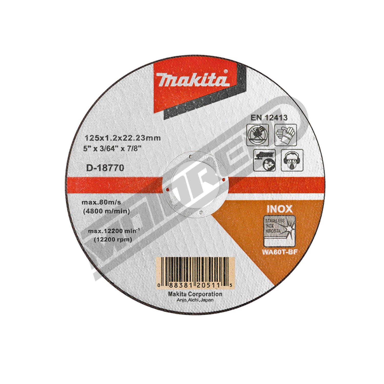 Rezna ploča Makita WA60T (125 mm)
