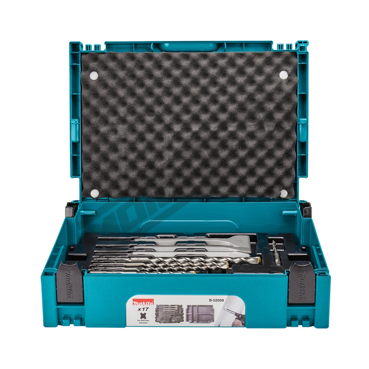 Set Makita svrdla, dlijeta SDS Plus MAKPAC (17-dijelni)