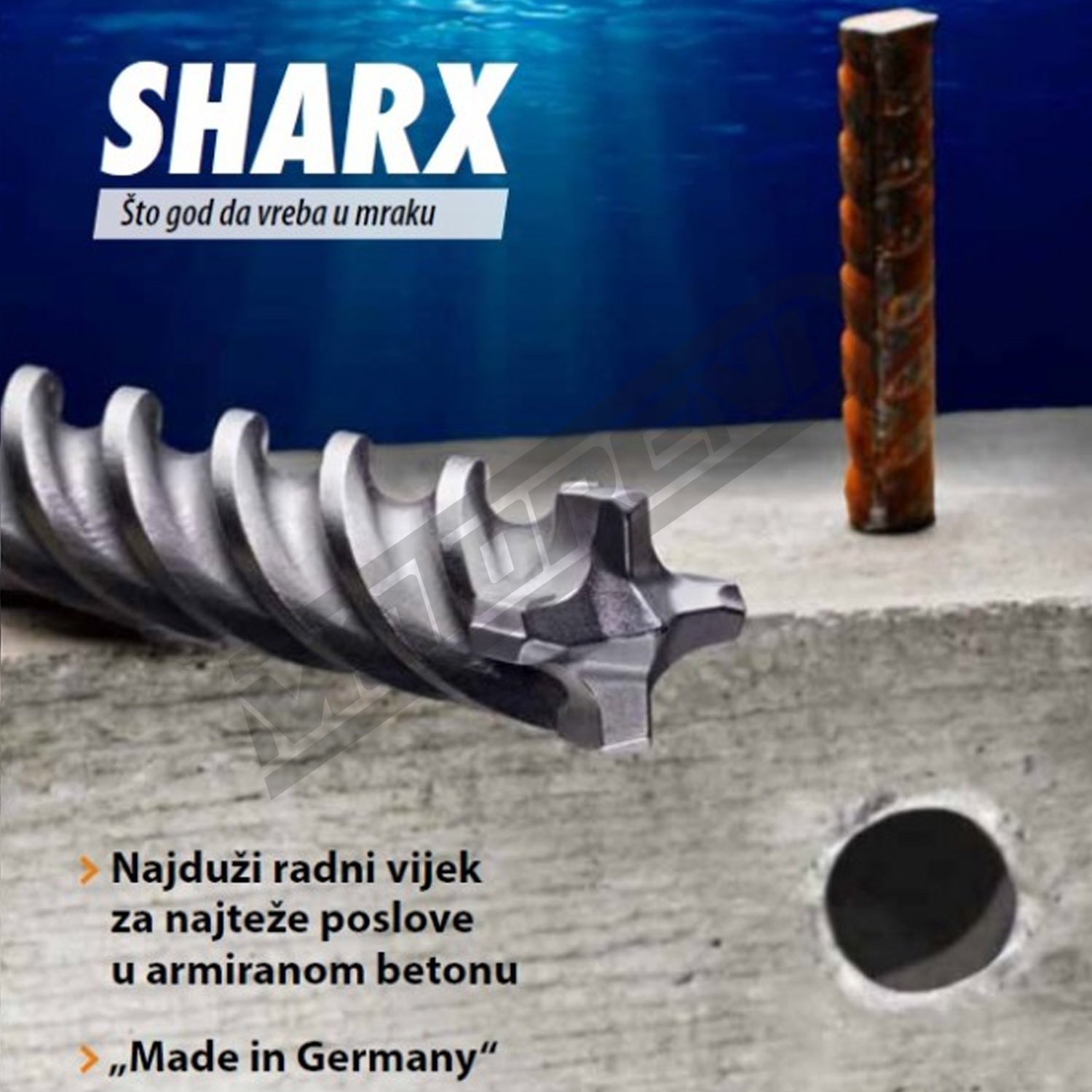 Svrdlo Hawera SHARX SDS Plus (10,0 x 115 mm)
