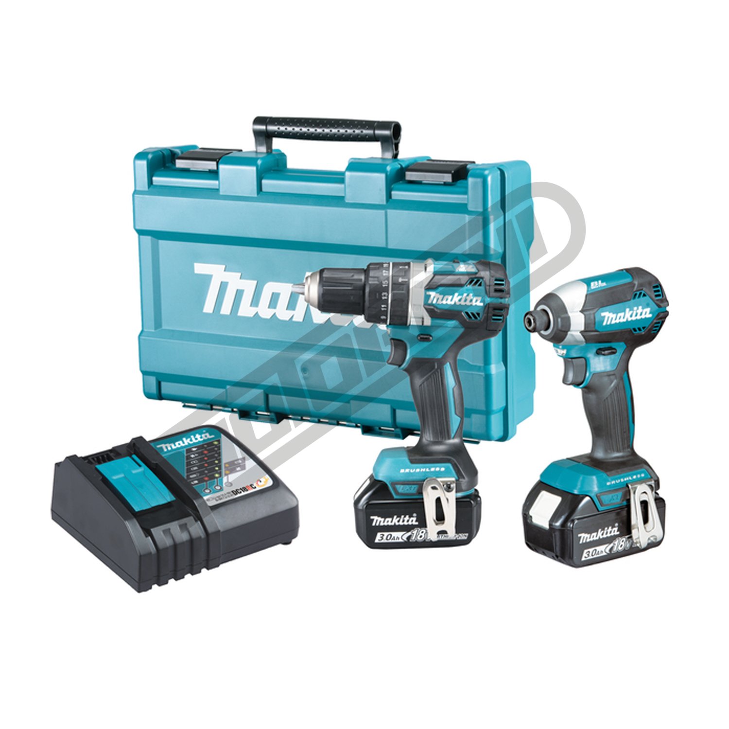 Akumulatorski set Makita LXT DLX2180X (DTD153 / DHP484)
