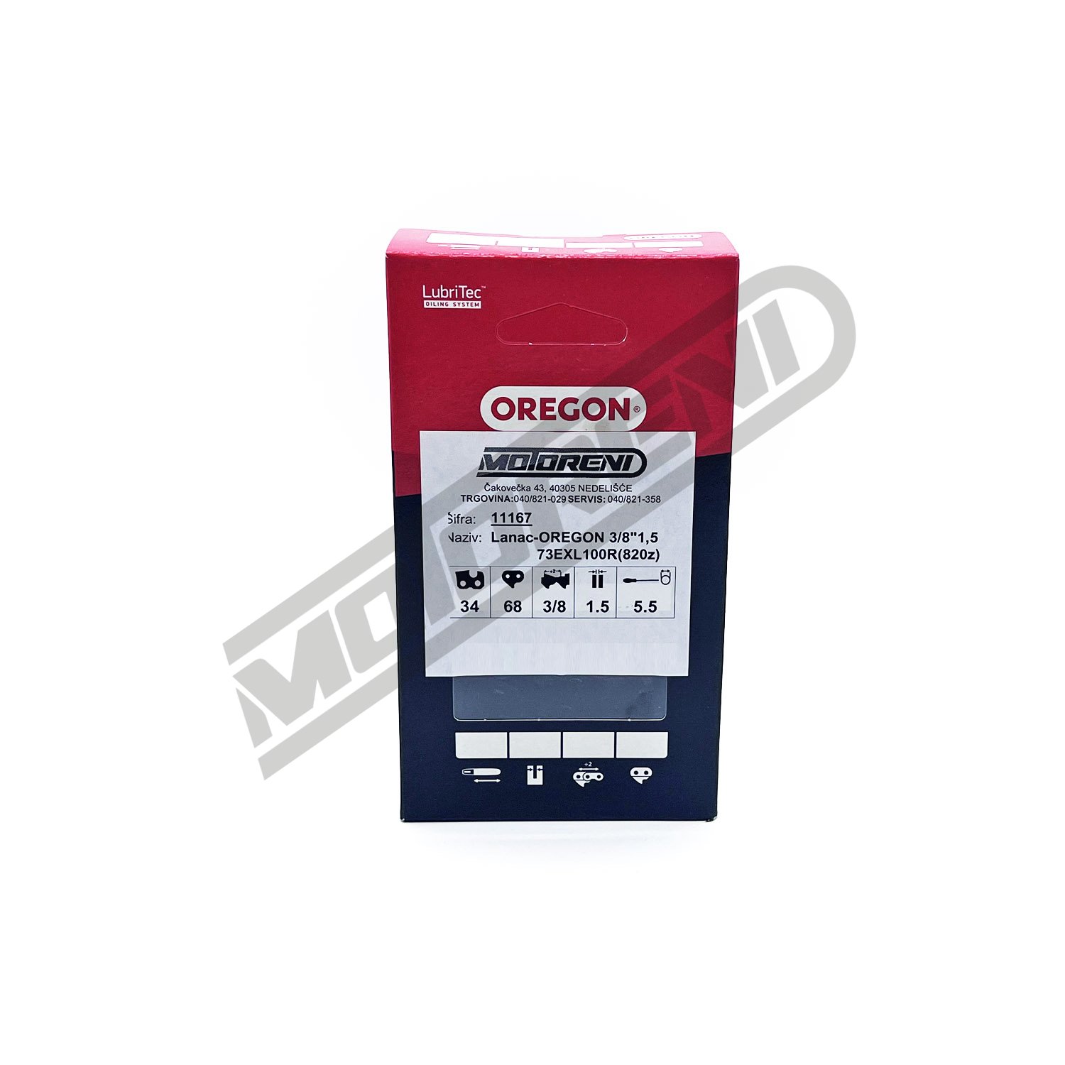 Lanac za motornu pilu Oregon - 68 čl. (3/8" / 1,5 mm)