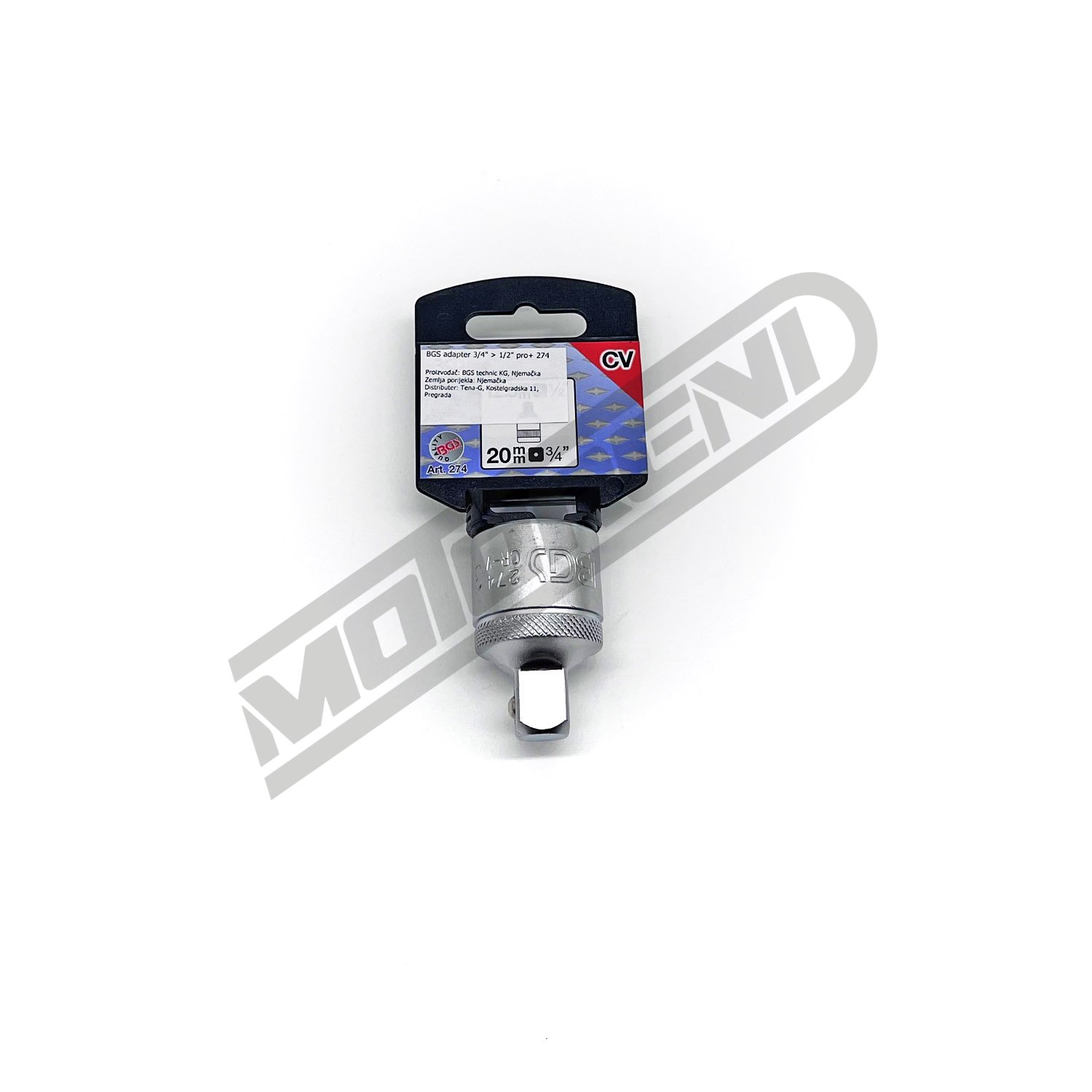 Adapter udarni BGS 3/4 na 1/2