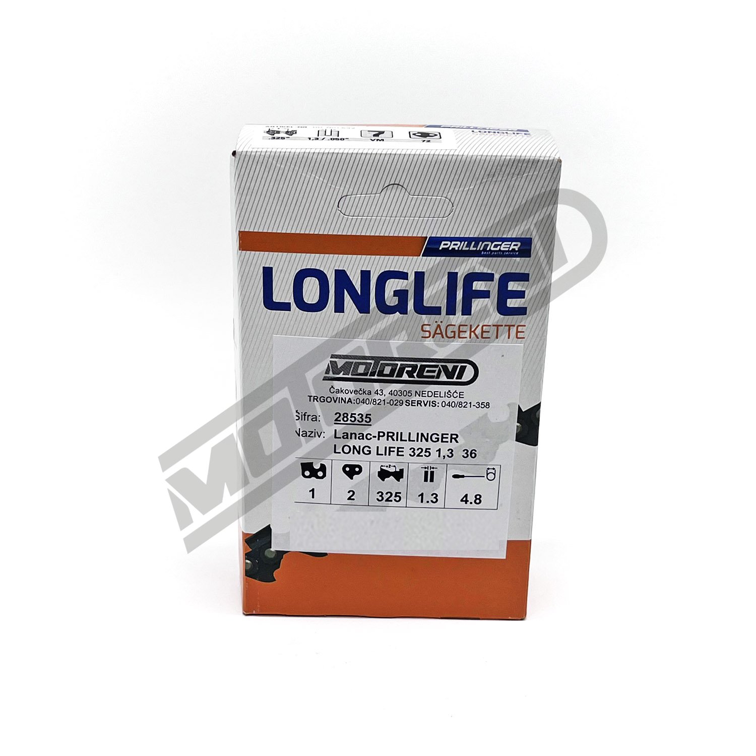 Lanac za motornu pilu Prillinger Long Life - 72 čl. (.325 / 1,3 mm)
