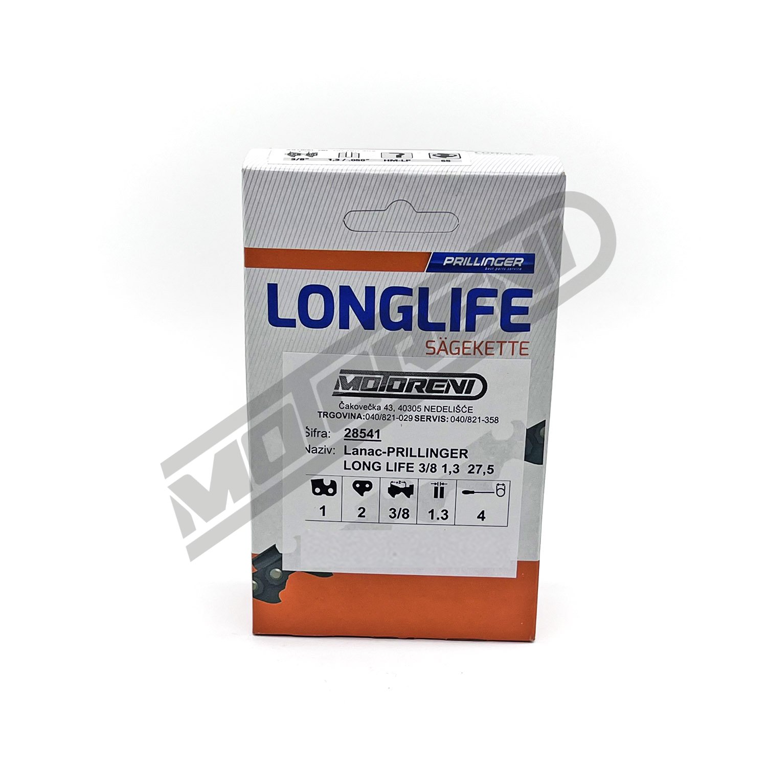Lanac za motornu pilu Prillinger Long Life - 55 čl. (3/8" / 1,3 mm)