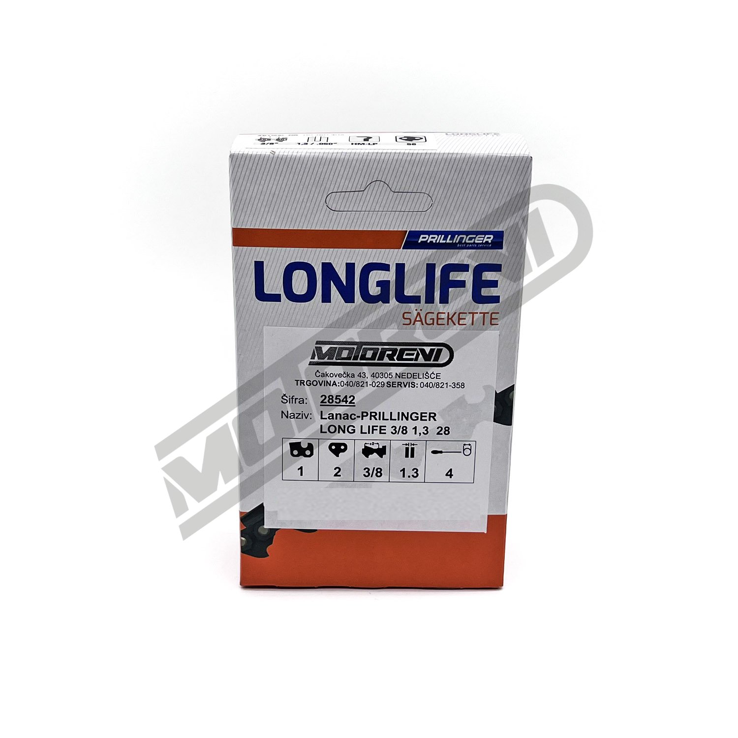 Lanac za motornu pilu Prillinger Long Life - 56 čl. (3/8" / 1,3 mm)