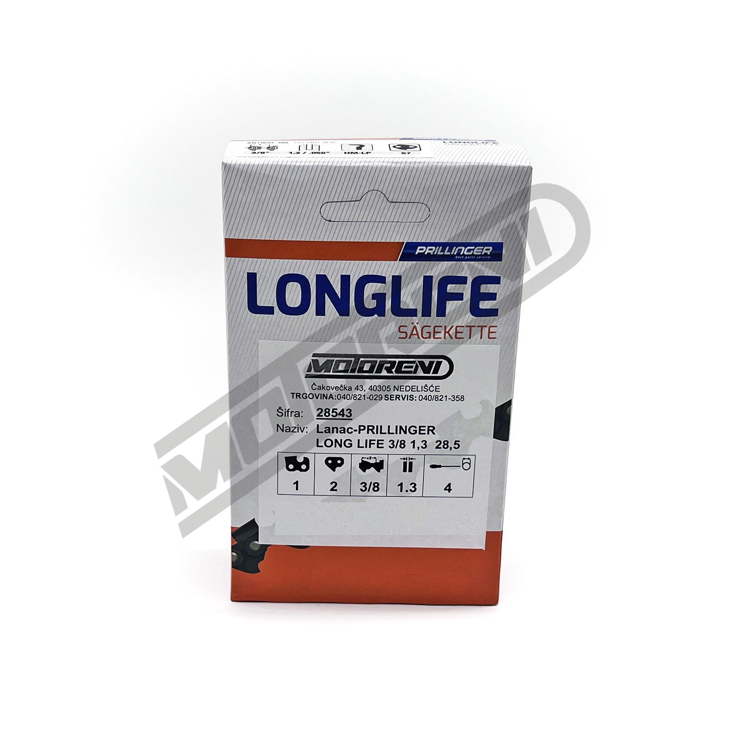 Lanac za motornu pilu Prillinger Long Life - 57 čl. (3/8" / 1,3 mm)