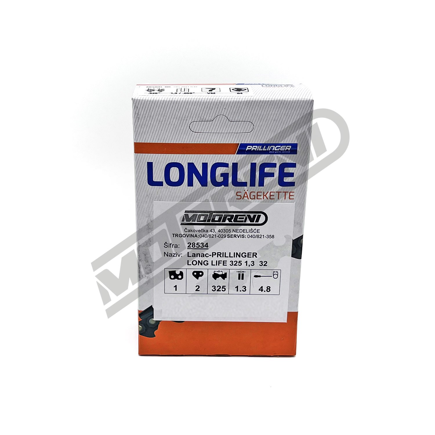 Lanac za motornu pilu Prillinger Long Life - 64 čl. (.325 / 1,3 mm)