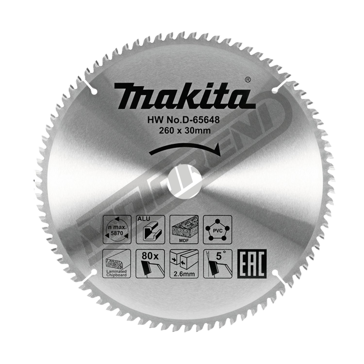 Kružni list Makita TCT (305 mm)