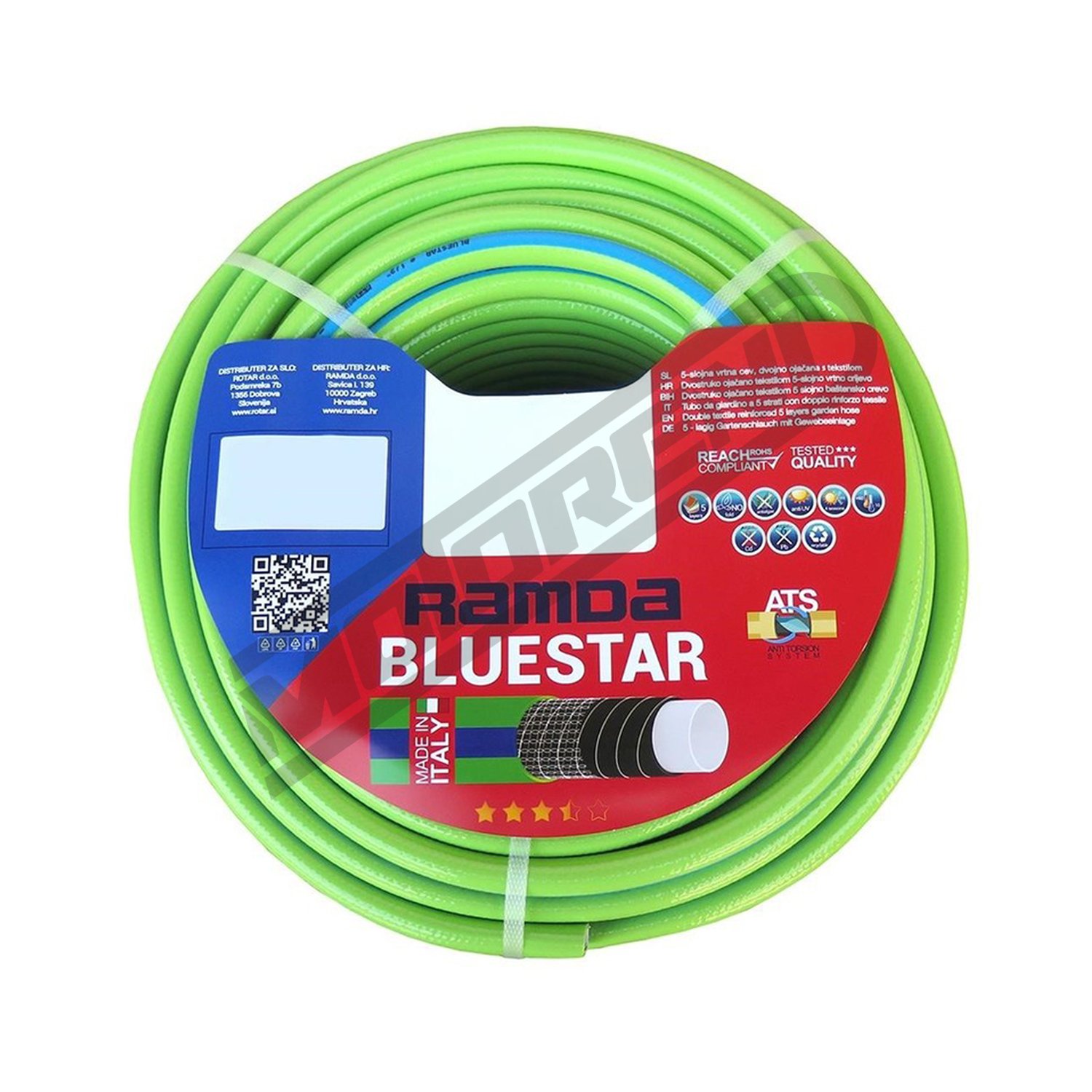 Crijevo za vodu Ramda Bluestar 1/2" (12,5 mm x 50 m)