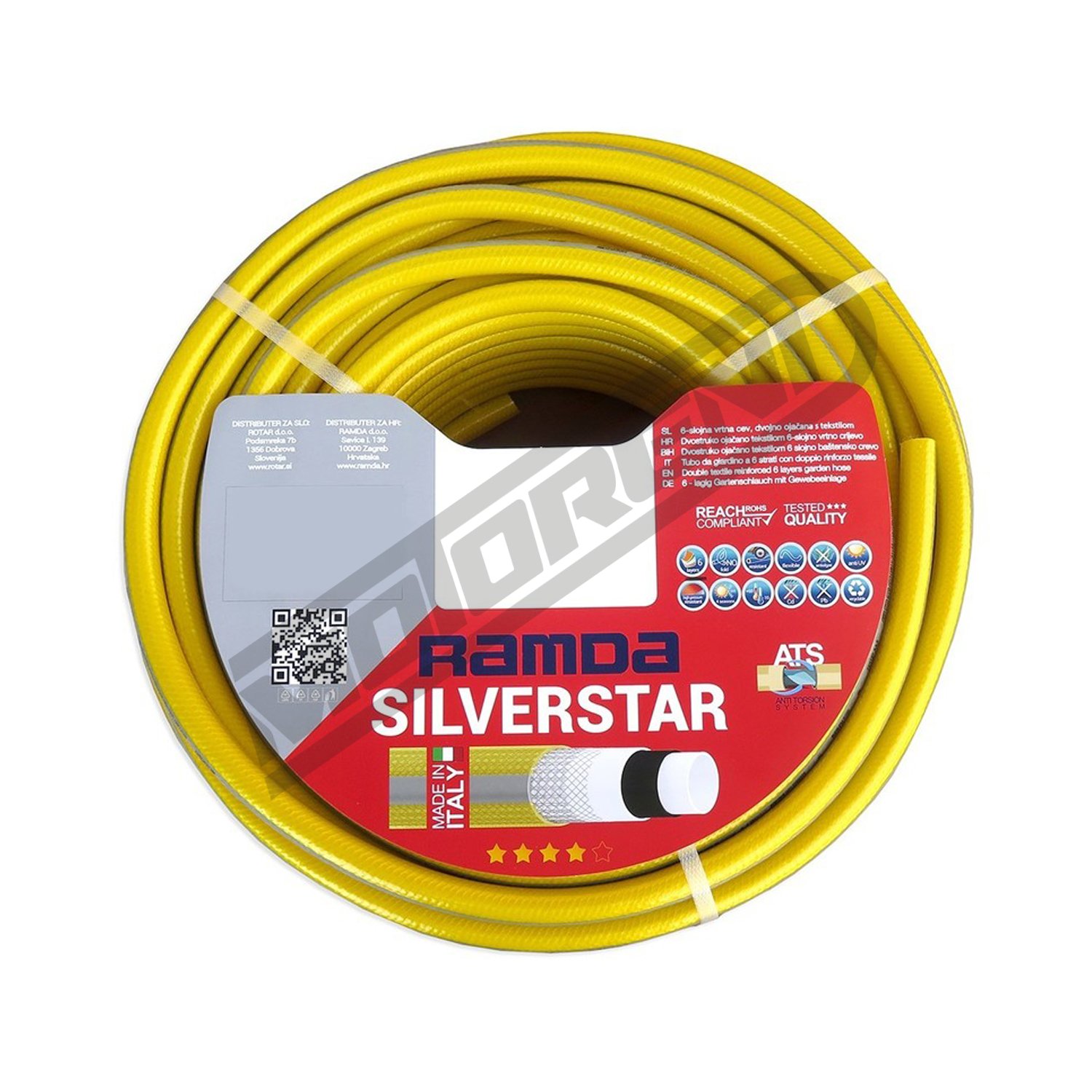 Crijevo za vodu Ramda Silverstar 1/2" (12,5 mm x 15 m)