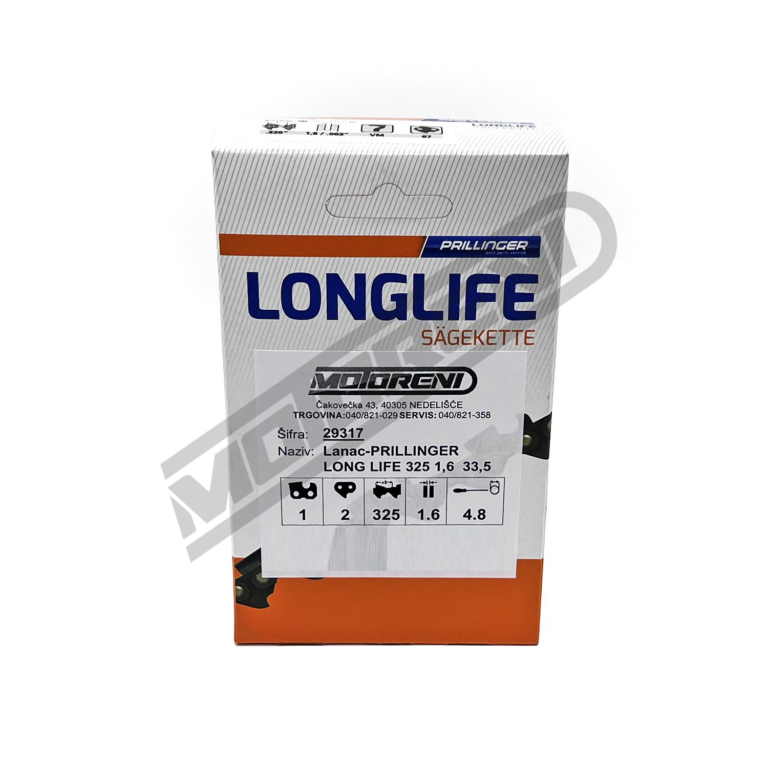 Lanac za motornu pilu Prillinger Long Life - 67 čl. (.325 / 1,6 mm)
